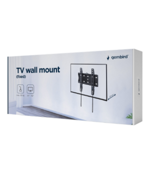 Gembird | Wall mount | WM-42F-01 | Fixed | 23-42 " | Black