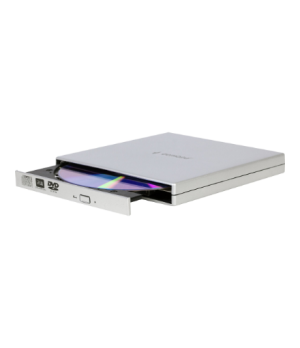 Gembird | External USB DVD Drive | DVD-USB-02-SV | Interface USB 2.0 | DVD±RW (±R DL) / DVD-RAM | CD read speed 24 x | CD write 