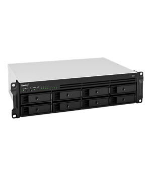 Synology | Rack NAS | RS1221+ | Up to 8 HDD/SSD Hot-Swap | AMD Ryzen | Ryzen V1500B Quad Core | Processor frequency 2.2 GHz | 4 