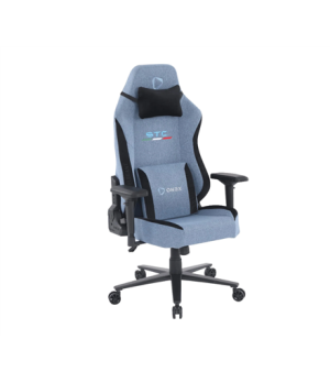 Onex Short Pile Linen Metal Nylon base | Gaming Chair | STC Elegant XL Series | Blue