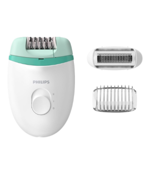 Philips | Epilator | Satinelle Essential BRE245/00 | White/Green