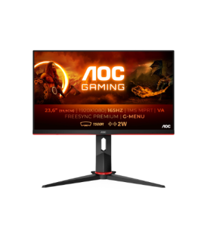 AOC | Curved Gaming Monitor | C24G2AE/BK | 23.6 " | VA | FHD | 16:9 | 165 Hz | 1 ms | 1920×1080 | 250 cd/m² | HDMI ports quantit