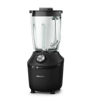 Philips Blender | HR2291/01 3000 Series | Tabletop | 600 W | Jar material Glass | Jar capacity 2 L | Ice crushing | Black