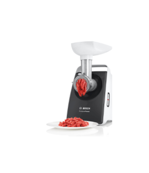 Bosch | Meat mincer CompactPower | MFW3612A | Black | 500 W | Number of speeds 1 | 2 Discs: 4 mm and 8 mm Sausage filler accesso