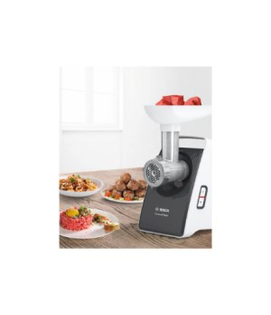 Bosch | Meat mincer CompactPower | MFW3612A | Black | 500 W | Number of speeds 1 | 2 Discs: 4 mm and 8 mm Sausage filler accesso