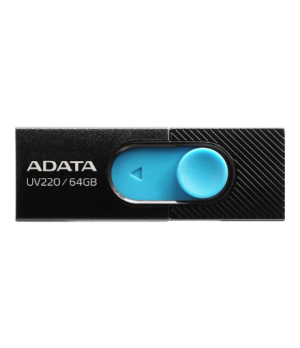 ADATA | USB Flash Drive | UV220 | 64 GB | USB 2.0 | Black/Blue