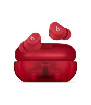 Beats Earbuds | Solo Buds | Built-in microphone | Bluetooth | Transparent Red