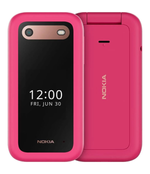 Nokia | 2660 DS | Pop Pink | 2.8 " | TFT LCD | 48 MB | 128 MB | Dual SIM | Nano-SIM | 3G | Bluetooth | 4.2 | USB version microUS