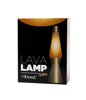 Lava lempa Itotal Gold Glitter