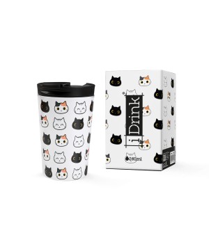 Nerūdijančio plieno puodelis Itotal CAT, 260ml