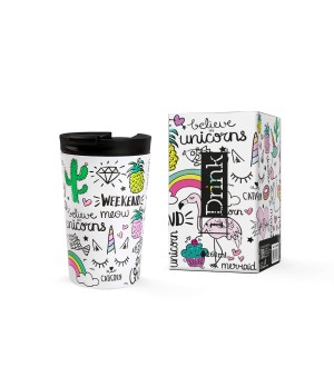 Nerūdijančio plieno puodelis Itotal UNICORN, 260ml