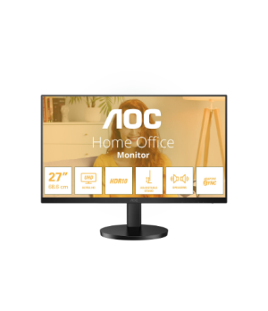 AOC U27B3AF | 27 " | IPS | UHD | 16:9 | 60 Hz | 4 ms | 3840 x 2160 pixels | 350 cd/m² | HDMI ports quantity 2 | Warranty 24 mont