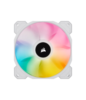 Corsair | 120mm White PWM Fan, Triple Pack with Lighting Node CORE | iCUE SP120 RGB ELITE Performance | Case Fan