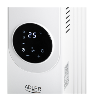 Adler AD 7826 | Oil Filled Radiator | 2500 W | Number of power levels 3 | White