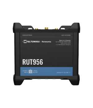 Industrial Router | RUT956 | 802.11n | 10/100 Mbit/s | Ethernet LAN (RJ-45) ports 4 | Mesh Support No | MU-MiMO No | 2G/3G/4G | 