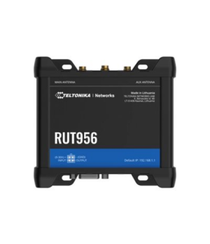 Industrial Router | RUT956 | 802.11n | 10/100 Mbit/s | Ethernet LAN (RJ-45) ports 4 | Mesh Support No | MU-MiMO No | 2G/3G/4G | 