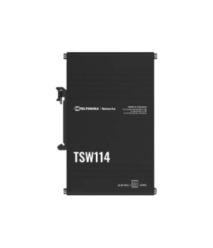 Teltonika DIN Rail Switch | TSW114 | Unmanaged | Wall-mountable | Gigabit Ethernet (copper) ports quantity 5 | Power supply type