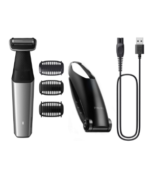 Philips | Hair clipper for body | BG5021/15 | Cordless | Wet & Dry | Number of length steps 3 | Silver/Black