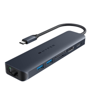 Hyper | HyperDrive EcoSmart Gen.2 Universal USB-C 7-in-1 Hub w 100 W PD Power Pass-thru