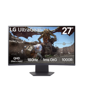 LG 27GS60QC-B | 27 " | VA | QHD | 16:9 | 180 Hz | 1 ms | 2560 x 1440 pixels | 300 cd/m² | HDMI ports quantity 2