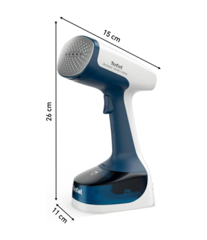 TEFAL Hand Travel Steamer | DT7130 | Handheld | 1400 W | 0.15 L | 25 g/min | Blue/White