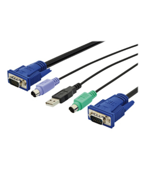 KVM Cable Set DS-19232 | KVM switch | Length: 3 m | Black