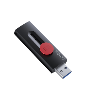 Lexar | Flash Drive | JumpDrive D300 | 64 GB | USB 3.2 Gen 1 | Black/Red