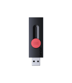 Lexar | Flash Drive | JumpDrive D300 | 64 GB | USB 3.2 Gen 1 | Black/Red