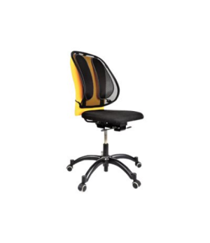 Fellowes | Office Suites mesh back support | Black | Depth 140 mm | Height 512 mm | Mesh textile | Width 439 mm