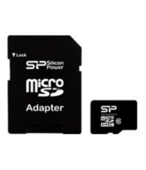 Silicon Power | 8 GB | MicroSDHC | Flash memory class 10 | SD adapter