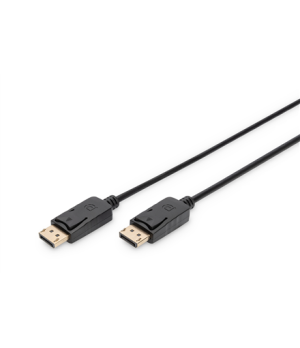 Digitus | DisplayPort Connection Cable | Black | DP male | DP male | DP to DP | 1 m