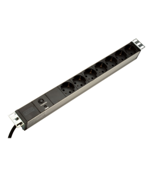 Digitus Aluminum outlet strip with overload protection | DN-95403 | Sockets quantity 7