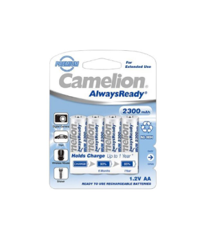 Camelion | AA/HR6 | 2300 mAh | AlwaysReady Rechargeable Batteries Ni-MH | 4 pc(s)