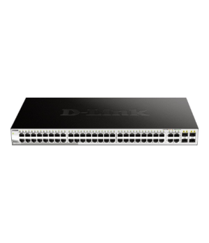 D-LINK DGS-1210-52, Gigabit Smart Switch with 48 10/100/1000Base-T ports and 4 Gigabit MiniGBIC (SFP) ports, 802.3x Flow Control