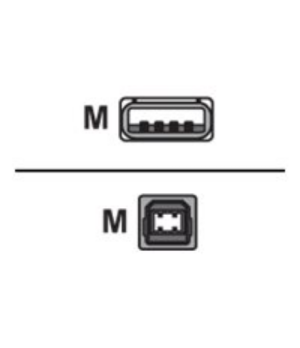 Logilink | USB 2.0 connection cable | USB-A to USB-B USB A male | USB B male