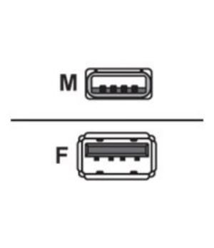 Logilink | USB 2.0 extensio cable, | USB-A to USB-A USB A female | USB A male
