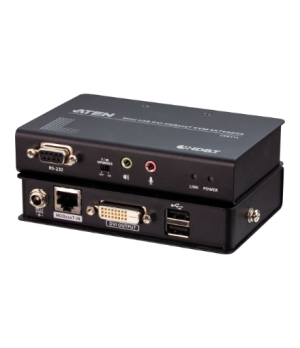 Aten | CE611 Mini USB DVI HDBaseT KVM Extender, 1920 x 1200@100m