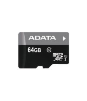 ADATA | Premier UHS-I | 64 GB | MicroSDXC | Flash memory class 10 | SD adapter