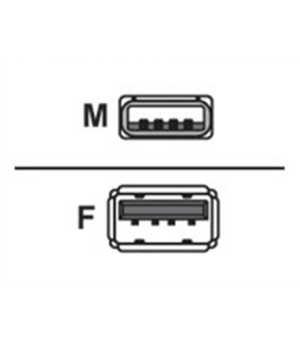 Logilink | USB 2.0 extensio cable, | USB-A to USB-A USB A female | USB A male