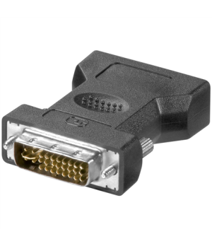 Logilink Black | DVI -I | VGA | DVI-I male Dual-Link (24+5 pin)  VGA female HD (15-pin)