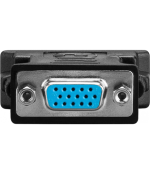 Logilink Black | DVI -I | VGA | DVI-I male Dual-Link (24+5 pin)  VGA female HD (15-pin)