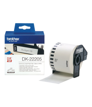 Brother | DK-22205 Continuous Length Paper Label | White | DK | 30.5 m