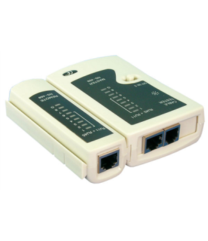 Logilink | Cable tester for RJ11, RJ12 and RJ45 with remote unit