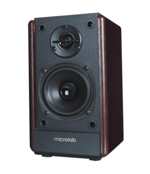 Microlab FC-330 Black/Dark Wood 56 W 2.1 subwoofer system Amplifier: Output power: 56 Watt RMSPower distribution: 16 Watt x 2 + 