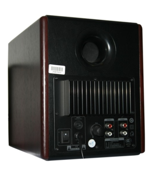 Microlab FC-330 Black/Dark Wood 56 W 2.1 subwoofer system Amplifier: Output power: 56 Watt RMSPower distribution: 16 Watt x 2 + 