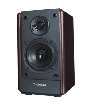 Microlab FC-330 Black/Dark Wood 56 W 2.1 subwoofer system Amplifier: Output power: 56 Watt RMSPower distribution: 16 Watt x 2 + 