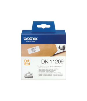 Brother | DK-11209 Small Address Labels | White | DK | 29mm x 62mm