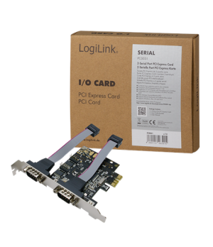 Logilink | 2 x serial (COM) | PCIe