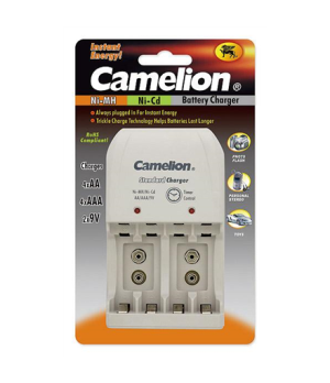 Camelion | BC-0904S | Plug-In Battery Charger | 2x or 4xNi-MH AA/AAA or 1-2x 9V Ni-MH