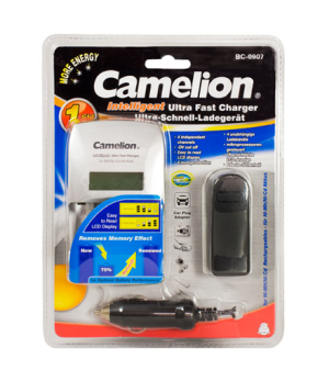 Camelion | BC-0907 | Ultra Fast Battery Charger | 1-4 AA/AAA Ni-MH Batteries